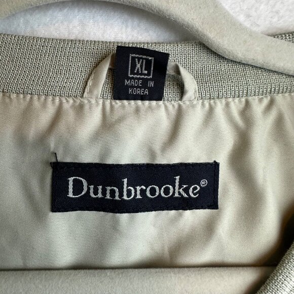 Vintage Dunbrooke Valley View Casino Golf Pullover XL Tan Windbreaker Dad Core - Picture 7 of 13